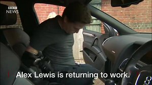 Three years ago Alex Lewis from Hampshire thought he just had a common cold. But in fact it was something much worse, he collapsed and was taken to hospital. Doctors diagnosed a Strep A infection which then developed into blood poisoning. It led to the loss of all his limbs. For many looking for a job in such circumstances might be unthinkable, but this week Alex defied the odds and returned to work | BBC Hampshire & Isle of Wight