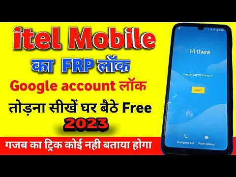 itel mobile ka lock kaise tode | itel L6005 frp bypass 2023