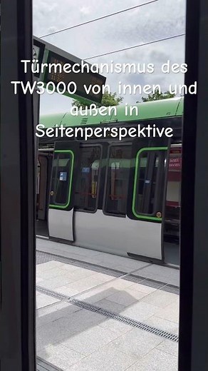 Türmechanismus des TW3000 von innen und von außen in Seitenperspektive #hannover #uestra #üstra