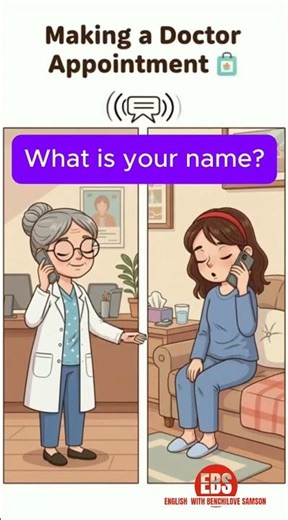 Conversation making a Doctor appointment