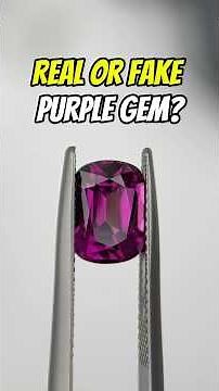 🚨 Real or Fake Purple Gemstone? 🤯
