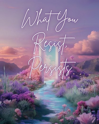 What You Resist, Persists An Akashic Records Transmission The Records show us: All energy seeks motion. All emotion seeks expression. And what you resist… doesn’t go away. It waits. It reflects. It persists—until it’s seen. Resistance isn’t punishment. It’s a messenger. A mirror. What triggers you is often a part of you asking to be loved back into wholeness. When we say “not this,” we unconsciously bind to the very thing we’re trying to escape. That’s why the same patterns loop. The same wounds