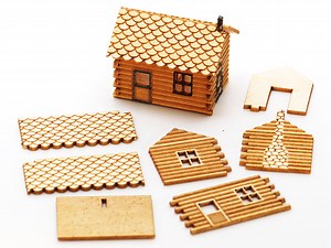 3D Laser Cutting Wood Plans with CO2 Laser Tube