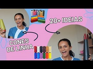 20 + Ideias de Atividades com CONES de LINHA