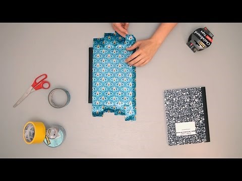 DIY Duct Tape Notebook Cover