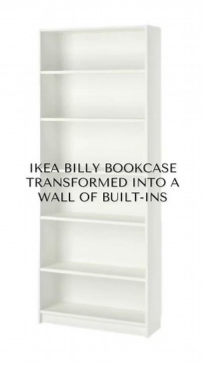 DIY IKEA BILLY BOOKCASE HACK 2021