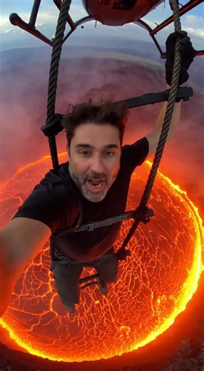 TIME TRAVELERS VLOG - VOLCANO ALMOST GONE WRONG #volcano #mysteryaiman #timetravel #viraltiktok #vlog