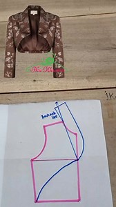 🌹Bolero pattern with unique collar #sewing #rolemodels #design #DIY #fashionstatement #inspirasi #diyfashion #tips_and_trik #tips_and_trik_beginner #tutorialmemotong #menjahit #reel #reelfacebook #fyp #reelfiral #goviral #foryou #jangkauanluas | Ika Khusna