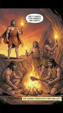 Prometheus and The Theft of Fire #greekmythology #capcut #shorts