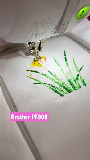 Brother PE900 embroidery machine in action 😍 #notsponsored #sewing