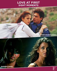 889K views · 38K reactions | We didn’t believe in love at first sight until… #VeerZaara | #Dhoom2 | YRF - Yash Raj Films | Facebook
