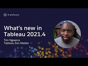What's New in Tableau 2021.4