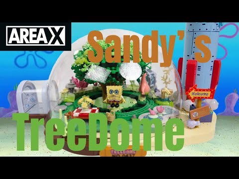 Spongebob's best Texas friend, Sandy's Treedome brick set AREAX AB0088 [EP8]