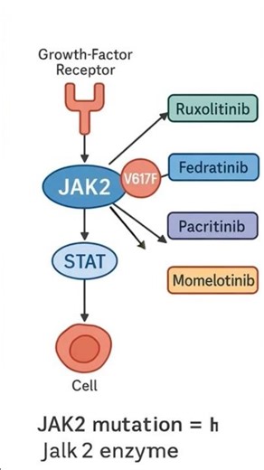 One mutation. Three blood cancers. Endless consequences — understand JAK2 in 60 seconds!