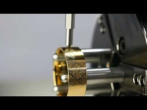 [Magic-E7] Gold plated ring, scribe marking