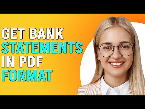 How To Get Bank Statement In PDF Format (How To Download Bank Statement In PDF Format)