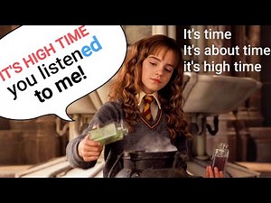 It’s Time → It’s About Time → It’s High Time | English Grammar with Movies
