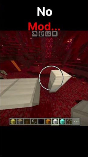 No mods...💀 #minecraft