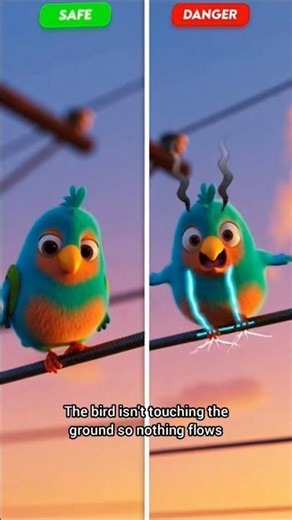 Why Birds Don’t Get Electrocuted on Power Lines ⚡