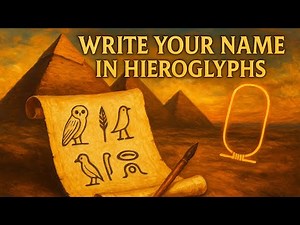How to Write Your Name in Ancient Egyptian | A Guide to Hieroglyphs