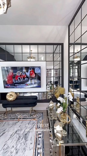 129K views · 3.1K reactions | Happy Client, Happy MeWhen my client said “I want a lounge in my home” I decided to make it a mirror lounge, and boy oh boy 來I wish you could see this space in person, for real video don’t do enough justice to my work sometimes lol, I can’t wait to show y’all the rest of the house, it’s mind blowing . #homelounge #homebargoals #chillspots #homebarinspo #clienthome #nittas_homeandstyle | Nitta Nwafor | Facebook