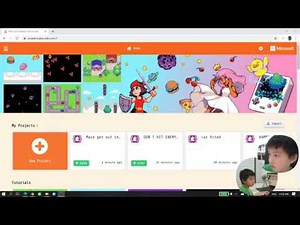 Learn MakeCode Arcade Tutorials with Thawin : EP-1-Chase the Pizza