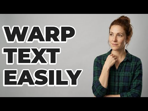 How Can I Warp Text Digitally For My Art?