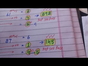 3UP Direct Set pass formula 01-12-2025 👌 Thailand Lottery 3up