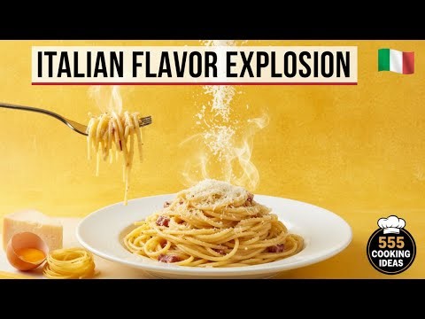 The Ultimate Pasta Carbonara Recipe 🍝 | Authentic Italian Secrets Revealed | 555 COOKING IDEAS