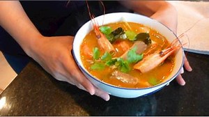 Tom Yum Goong via Hot Thai Kitchen The ever so famous soup of Thai cuisine is tangy, spicy and aromatic with exotic herbs. Have it with rice or pour it over rice noodles, pho-style! | Learn Cooking