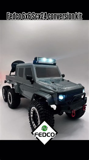 Rc Reloaded | @team.fedco Scx24 6x6 Conversion kit is engineered to perfection. Easy to install for everyone from beginner to expert builders. Comes with... | Instagram