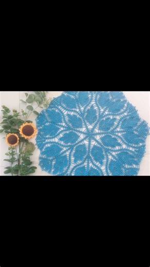 Doily tầng lá #doilycrochet #elegantstyle #handmade #knitting #diy