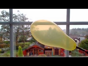 A few colourful balloons go BANG