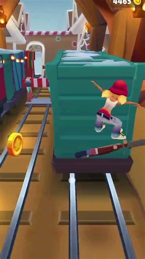 Subway surfers run fast running fastest coin train 🚂 subway subway surfers double coin #shortsfeed