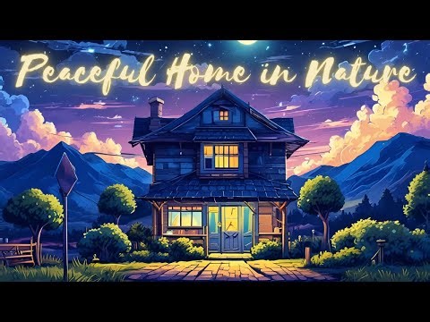 🌿 Peaceful Home in Nature | Cat, Butterfly & Flower Moments