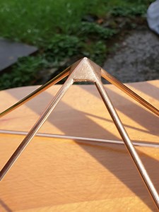 Copper Pyramid for Cleansing & Charging Crystals - Meditation - Gift - Giza - Etsy