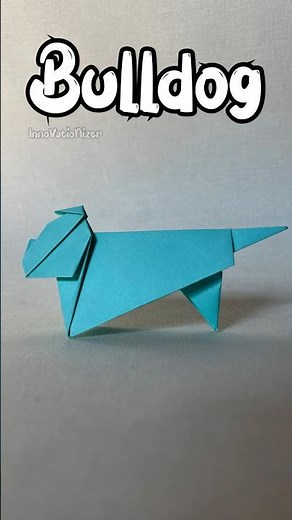 Origami Bulldog | How To Make a Paper Bulldog | Paper Dog | InnoVatioNizer