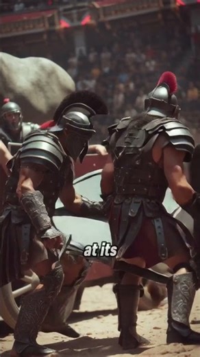 The Rise and Fall of the Roman Colosseum Gladiators #historyshorts