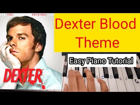Dexter Blood Theme Meme - Easy Piano Tutorial