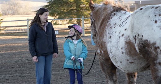 'It's really calming': How one Bozeman non-profit is teaching kids life skills through horsemanship