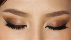 Easy brown smokey eye makeup tutorial