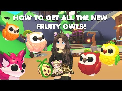 HOW to get ALL the new FRUITY OWLS in Adopt me!