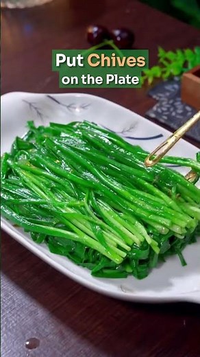 Easy Recipe For Stir-fried Chinese Chives with Garlic | Learn To Make It Here! #easyrecipe
