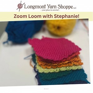 Get ready for weaving on the go. The Zoom Loom is a pin loom that produces 4x4” square. Use one square as a coaster or put several squares together for a shawl, garment or blanket. This loom is so small and portable you will be shocked how quickly you develop a stack of squares! Sign up now at https://www.longmontyarn.com/module/class/553752/zoom-loom-with-stephanie-in-person #longmontyarnshoppe #zoomloom | Longmont Yarn Shoppe | Facebook