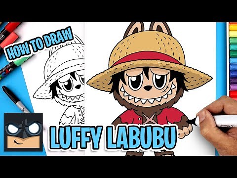 How to Draw Luffy X Labubu