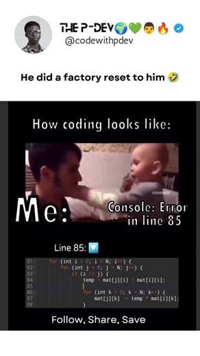 That one line of code ruining everything 🔥 #coding #memes