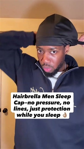 Still Sleeping in a Durag? Upgrade Your Braids with the Satin-Lined Hairbrella Sleep Cap