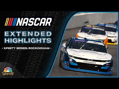 NASCAR Xfinity Series on The CW | HIGHLIGHTS: Rockingham Speedway | 4/19/25 | Motorsports on NBC