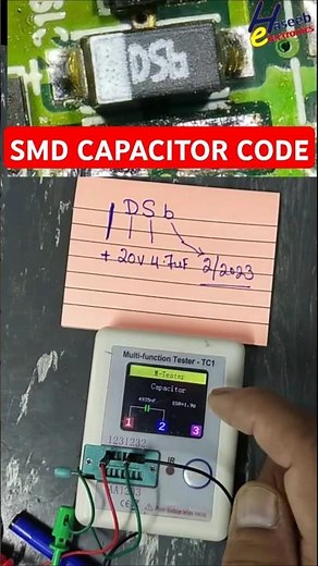 How to Read SMD Code 'DSb' | Tantalum Capacitor Decoding Tip! #shorts