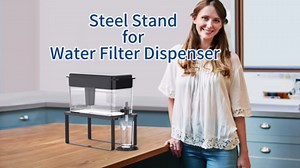 Water Filter Dispenser Stand - 7.9''W x 14.9''D x 7''H, Metal Stand Designed For Brita Water Filter, Compatible PUR, Waterdrop etc.